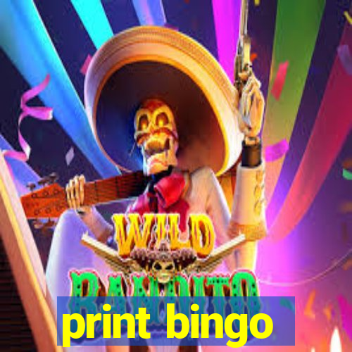 print bingo